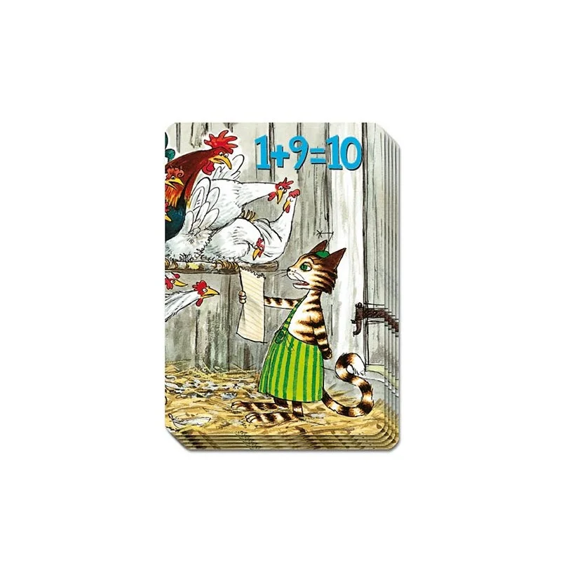 Viiru ja Pesonen 1+9=10 korttipeli