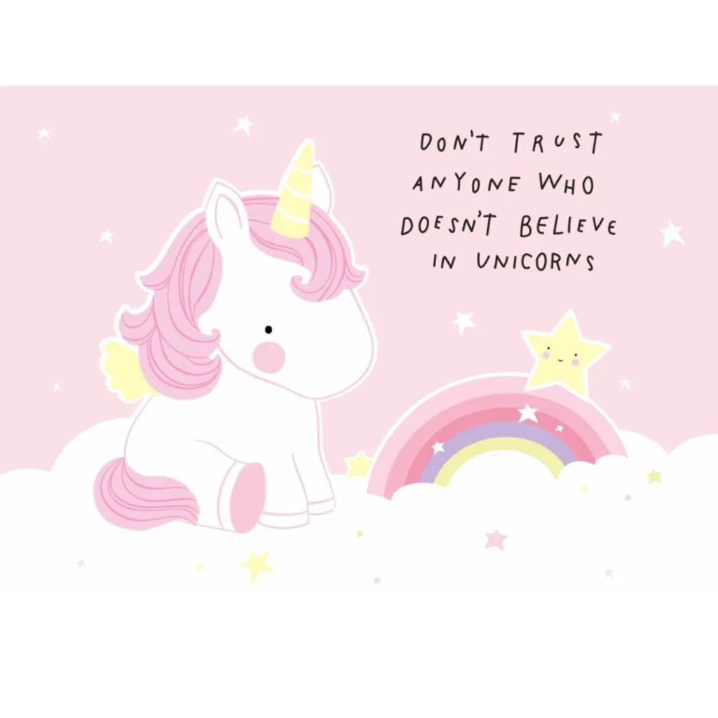 Postikortti Yksisarvinen "Unicorn"