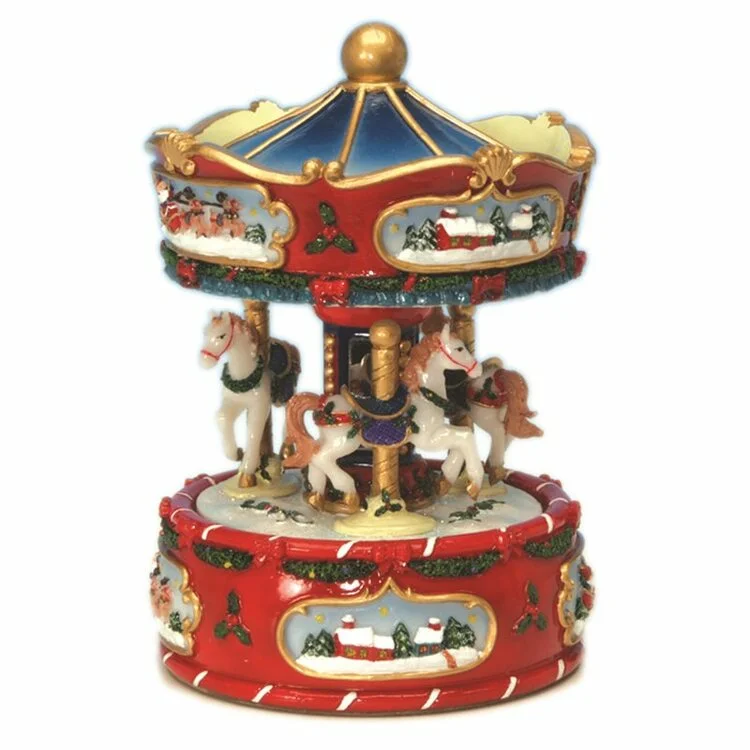Jouluinen karuselli soittorasia