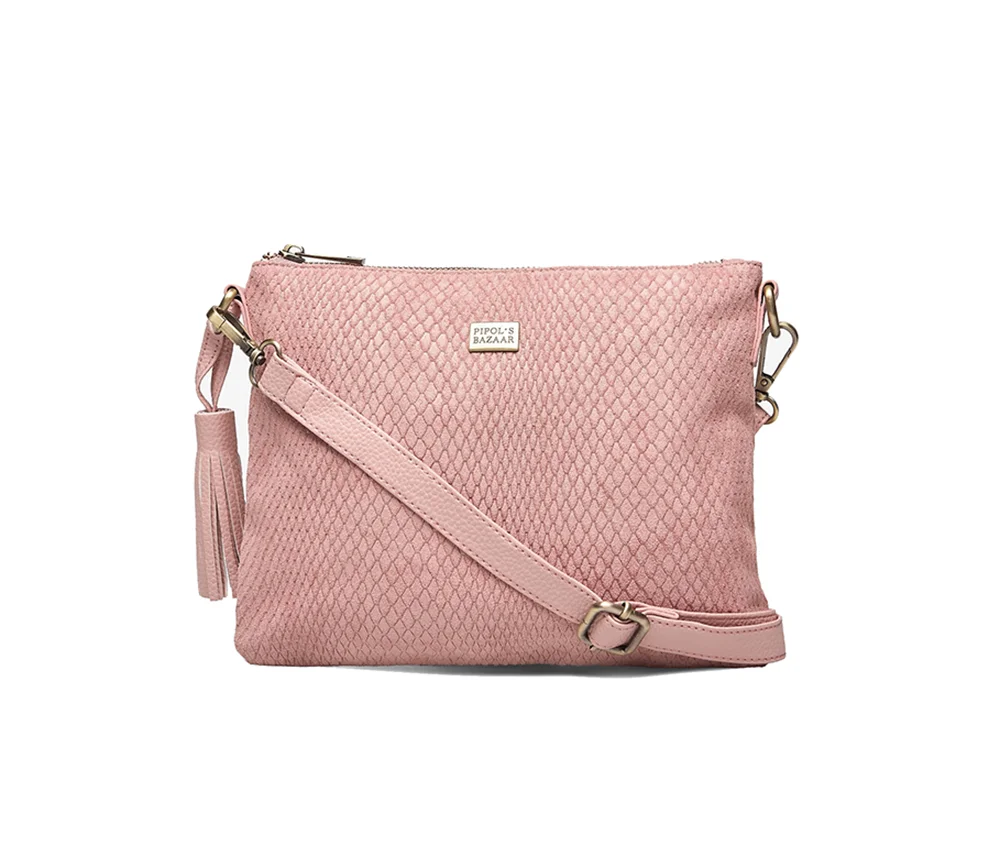 Flat Cross Bag Impress Dusty Pink