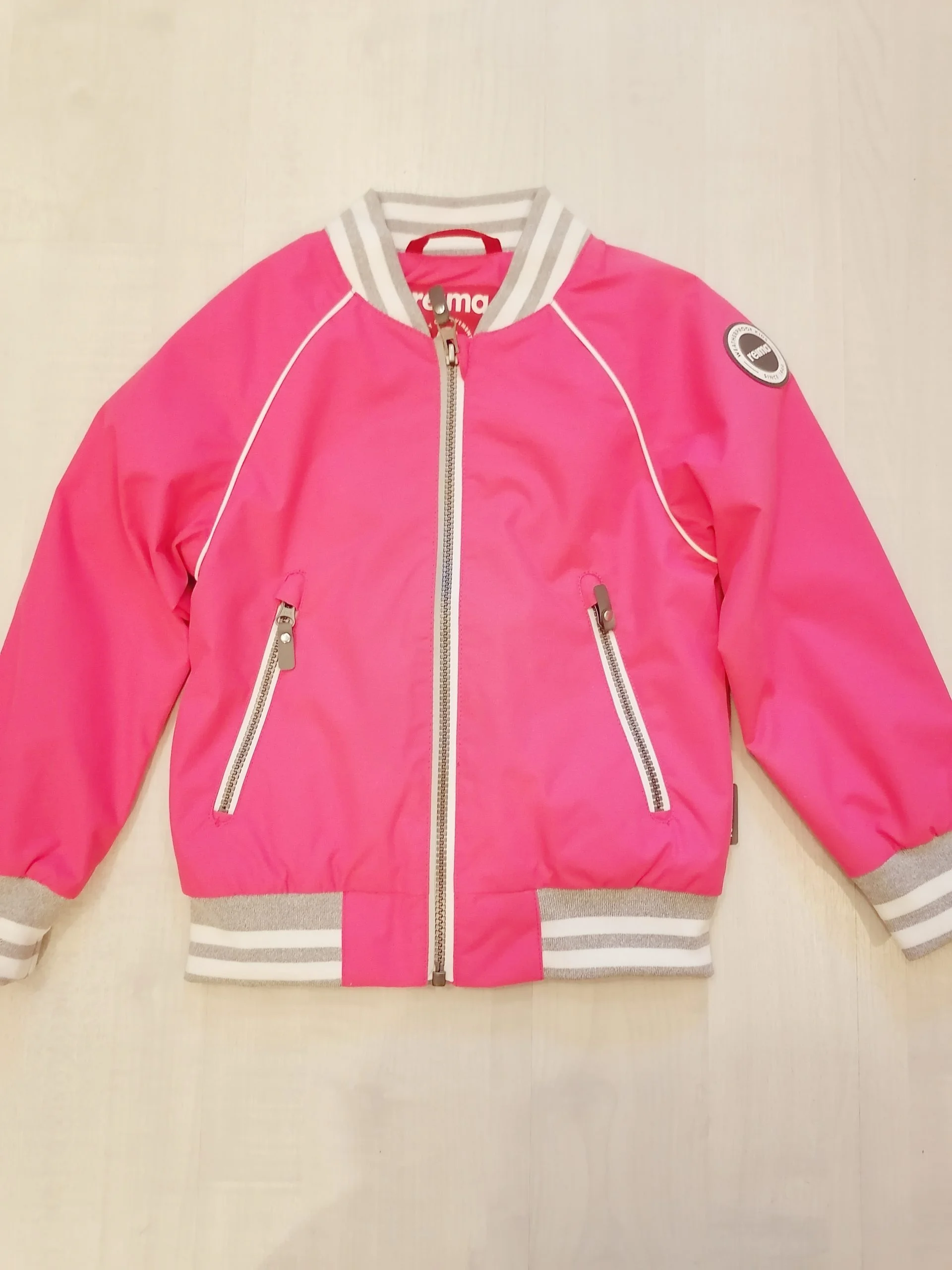 Reima hieno pinkki välikausitakki 110