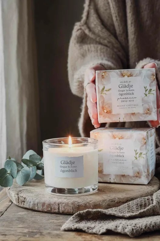 Tuoksukynttilä Glädje, Prosecco